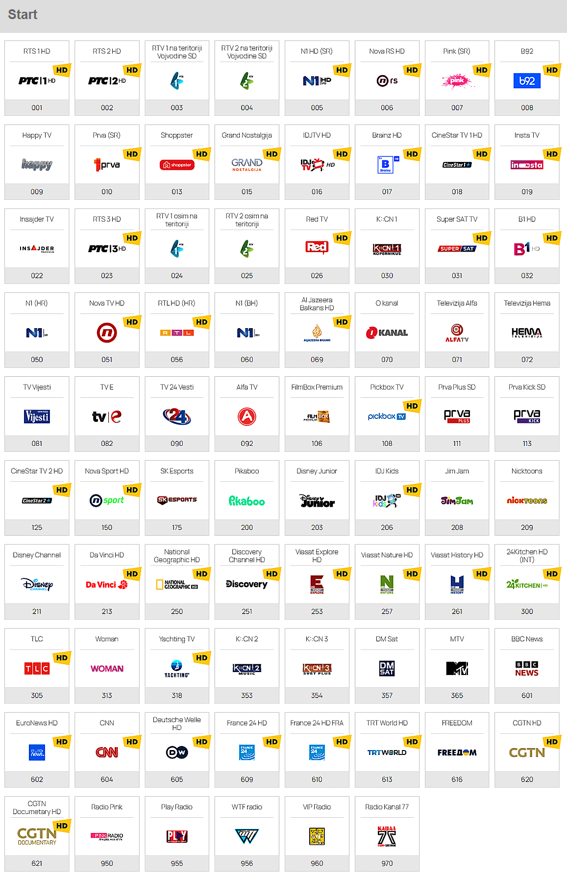 total tv start paket